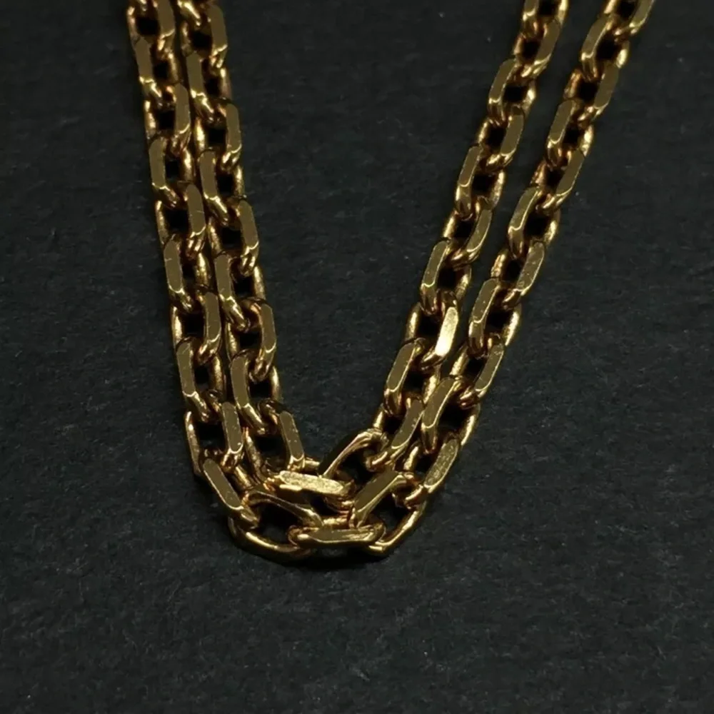 Louis Vuitton Collier Gamble Gold Tone Necklace Women’s